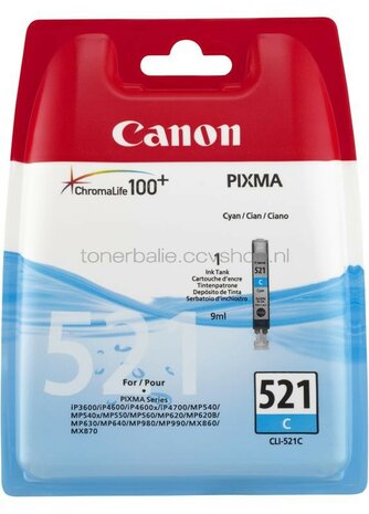 Canon CLI-521C cyaan