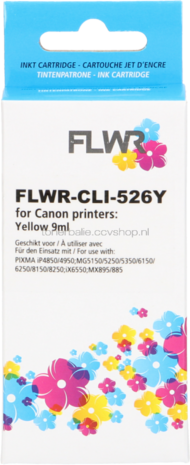 FLWR Canon CLI-526Y geel