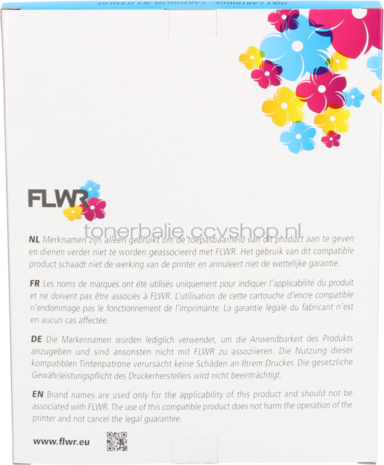 FLWR Brother LC-980 / LC-1100 Multipack zwart en kleur