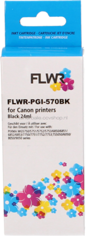 FLWR Canon PGI-570XL zwart