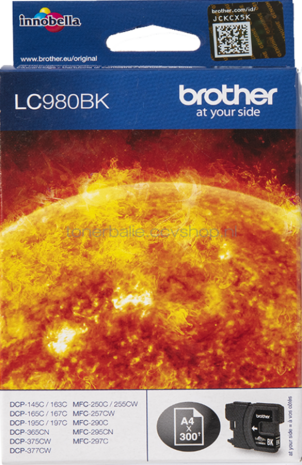 Brother LC-980BK zwart