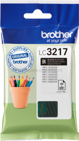 Brother LC-3217BK zwart