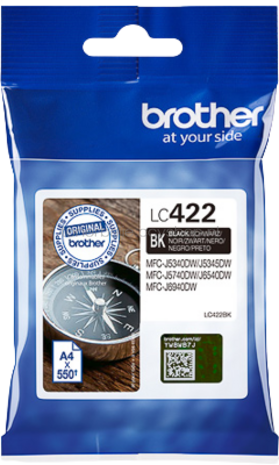 Brother LC-422 zwart