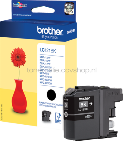 Brother LC-121BK zwart