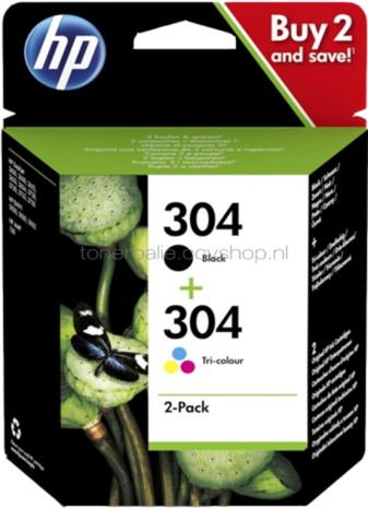 HP 304 Multipack zwart en kleur