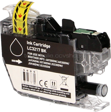 FLWR Brother LC-3217BK zwart