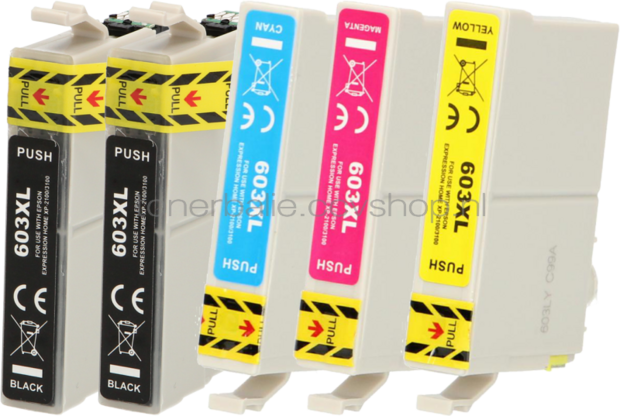 FLWR Epson 603XL Multipack zwart en kleur