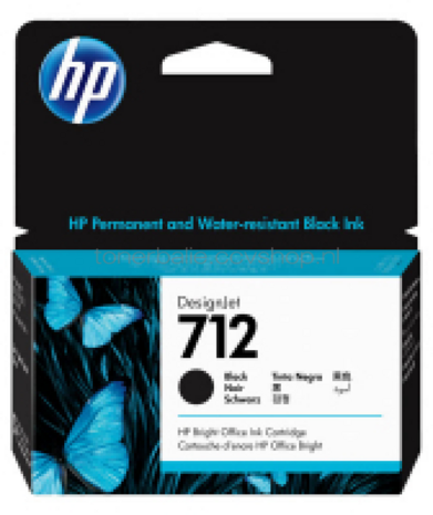 HP 712XL zwart