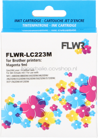 FLWR Brother LC-223M magenta