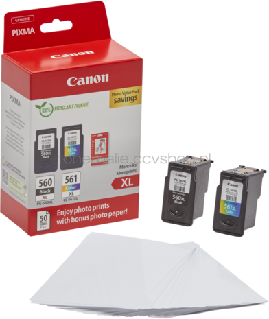 Canon PG-560XL / CL-561XL Photo Value Pack zwart en kleur