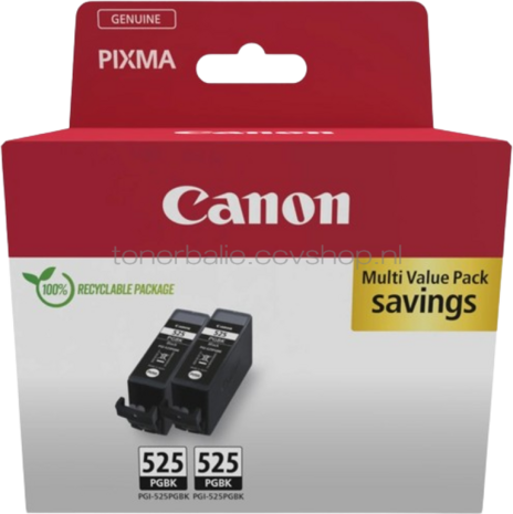 Canon PGI-525BK twinpack zwart