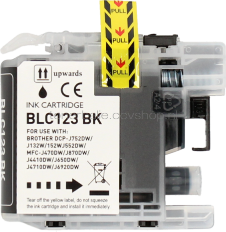 FLWR Brother LC-123 zwart