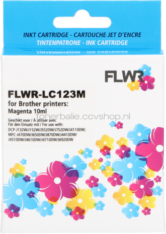 FLWR Brother LC-123 magenta