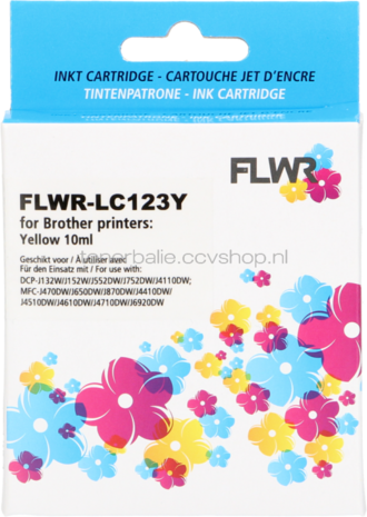 FLWR Brother LC-123 geel