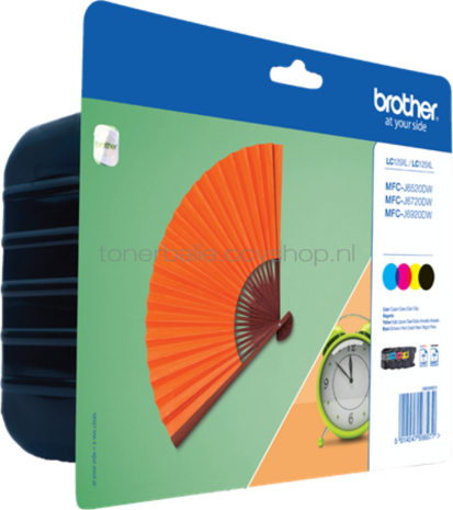 Brother LC-129XL Multipack zwart en kleur