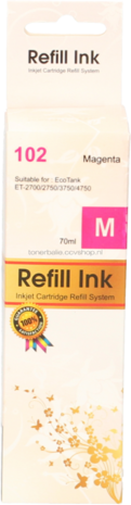 Huismerk Epson 102 Ecotank magenta