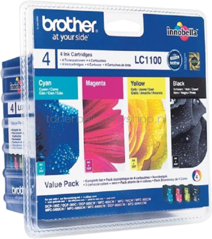 Brother LC-1100 Multipack zwart en kleur