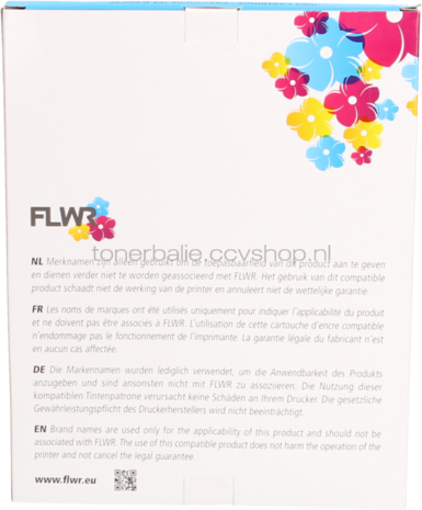 FLWR Brother LC-985 Multipack zwart en kleur