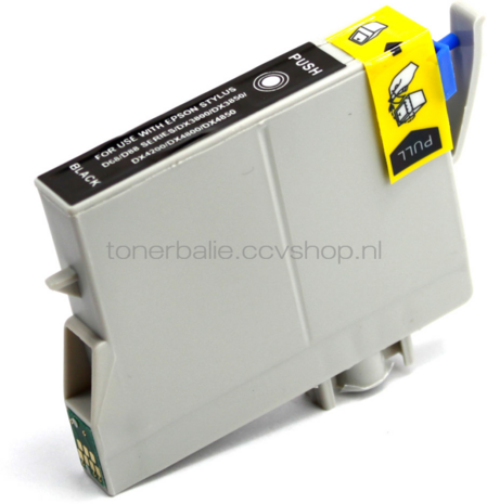 FLWR Epson T0611 zwart