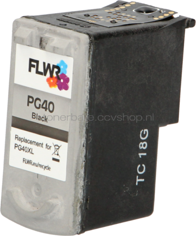FLWR Canon PG-40 zwart
