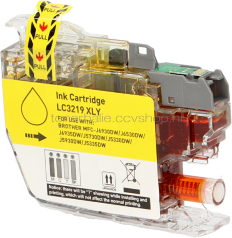 FLWR Brother LC-3219XLY geel