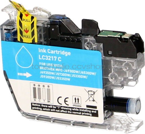 FLWR Brother LC-3217C cyaan