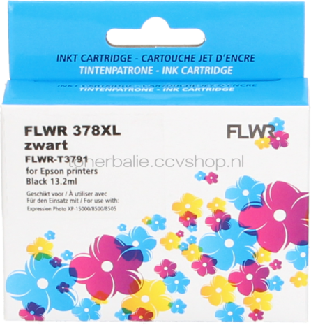 FLWR Epson 378XL zwart
