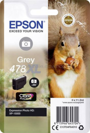 Epson 478XL foto grijs