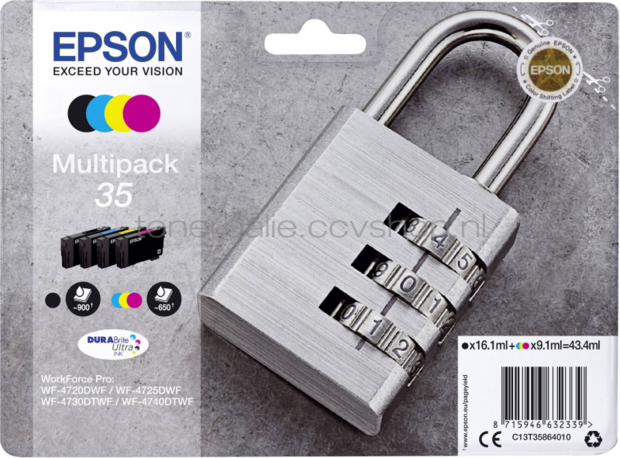 Epson 35 multipack zwart en kleur