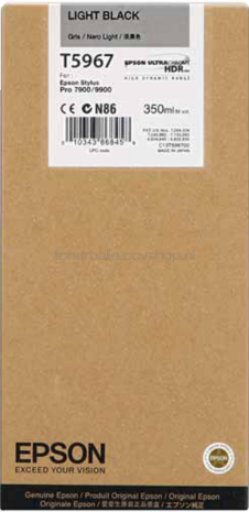 Epson T5967 licht zwart