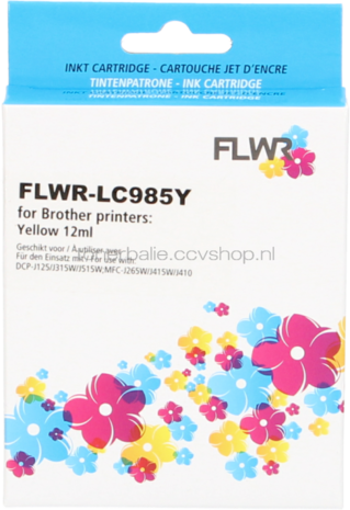 FLWR Brother LC-985Y geel