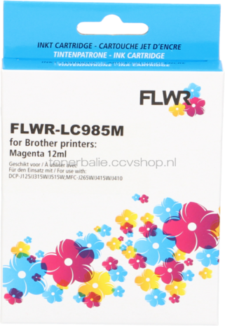 FLWR Brother LC-985M magenta
