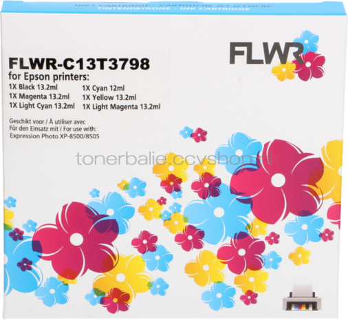 FLWR Epson 378XL Multipack zwart en kleur