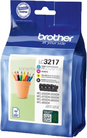 Brother LC-3217 Multipack zwart en kleur