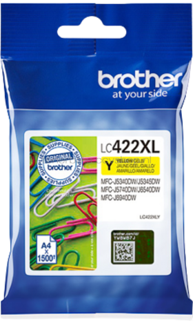 Brother LC-422XL geel