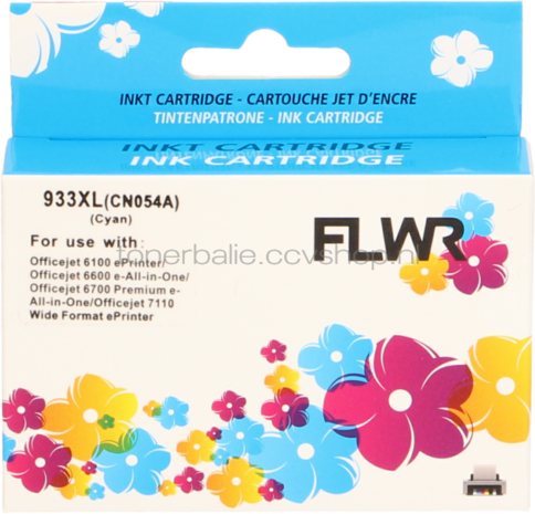 FLWR HP 933XL cyaan
