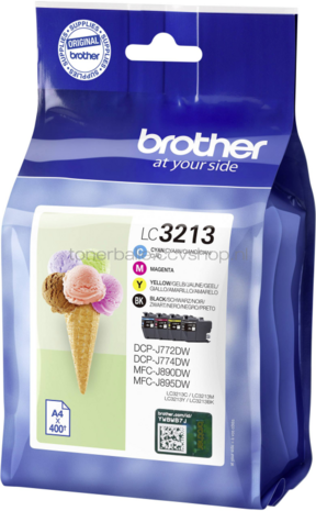 Brother LC-3213 Multipack zwart en kleur