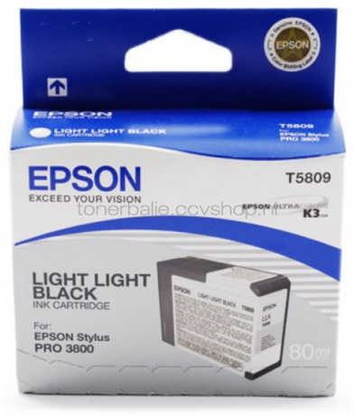 Epson T5809 licht licht zwart