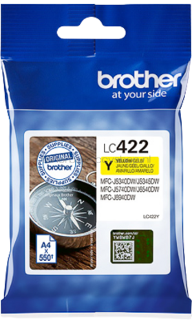 Brother LC-422 geel