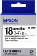 Epson LK-5WBN zwart op wit breedte
