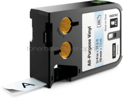 Dymo 1868742 zwart op transparant breedte 19 mm