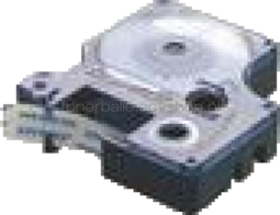 Dymo D1 rood op wit breedte 24 mm