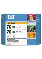 HP 70 Dubblepack groen
