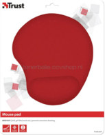 Trust BigFoot ergonomische muismat rood