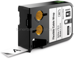 Dymo 1868807 zwart op wit breedte 19 mm