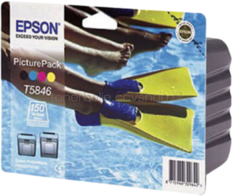 Epson T5846 zwart en kleur