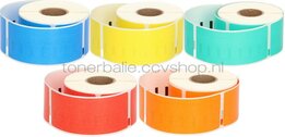 Huismerk Dymo 99012 adreslabel 5-pack 260 mm x 89 mm  kleur