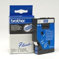Brother TC-595 wit op blauw breedte 9 mm