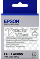 Epson LK-5WRN wit op transparant breedte 12 mm
