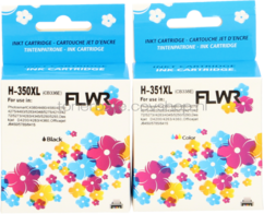 FLWR HP 350XL/351XL Multipack zwart en kleur